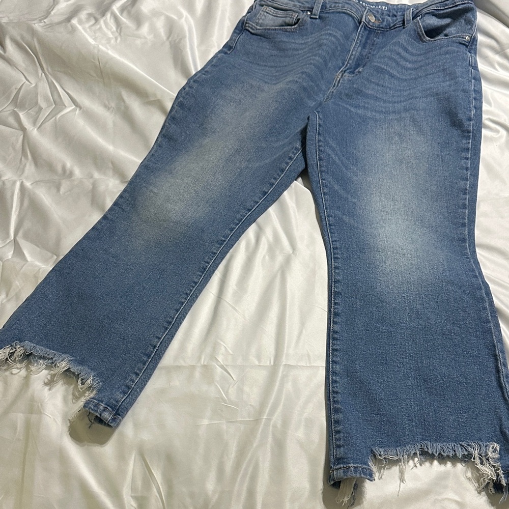 NOBO Women's Light Blue Flare Jeans
